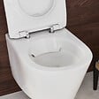 JACOB DELAFON - Pack WC suspendu sans bride Bastille + bâti support + plaque de commande blanche - vignette