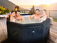 NETSPA - Spa portable Netspa semi-rigide Octopus octogonal Bulles 4-6 places + 3 cartouches de filtration + 2 appuie-têtes + porte-gobelet - vignette