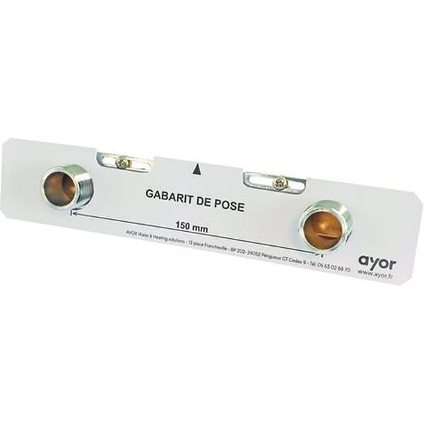 ONDEE - Adaptateur multi-entraxe pour robinetterie murale à entraxe non standard - large