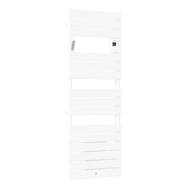THERMOR - Radiateur sèche-serviettes électrique Riviera 2 - Avec soufflerie - 750+1000W - Blanc satin - large