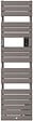 THERMOR - Sèche-serviettes Riviera 2 étroit avec soufflerie 1500W gris roche - THERMOR - 498257 - vignette