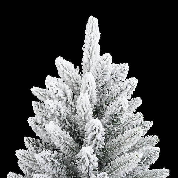 VIDAXL - vidaXL Sapin de Noël artificiel avec neige floquée 210 cm PVC et PE - large