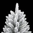 VIDAXL - vidaXL Sapin de Noël artificiel avec neige floquée 210 cm PVC et PE - vignette