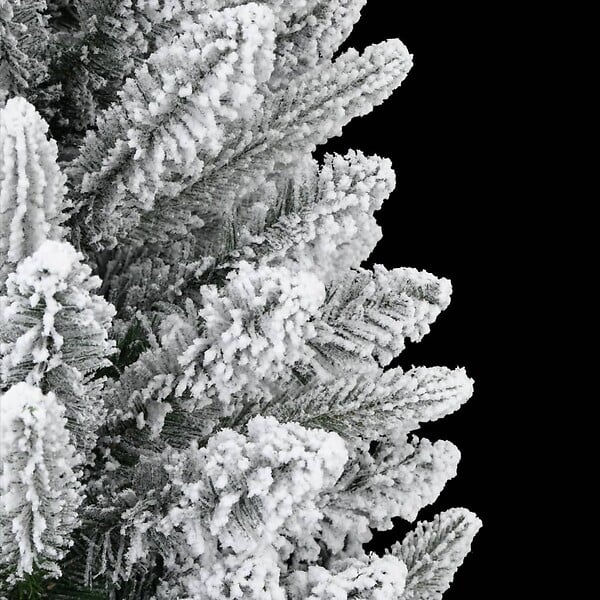 VIDAXL - vidaXL Sapin de Noël artificiel avec neige floquée 210 cm PVC et PE - large