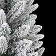 VIDAXL - vidaXL Sapin de Noël artificiel avec neige floquée 210 cm PVC et PE - vignette