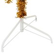 VIDAXL - vidaXL Demi sapin de Noël artificiel avec support doré 240 cm PET - vignette