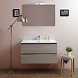 KIAMAMI VALENTINA - Composition Salle De Bain 90Cm Suspendue Avec Tiroirs Leone Orme | Berlin - vignette