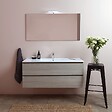 KIAMAMI VALENTINA - Armoire De Toilette Murale Avec Lavabo Intégré Et Miroir Série Berlin 120 Cm - vignette