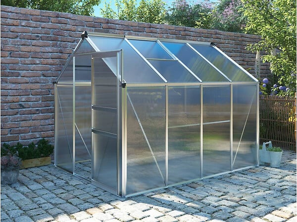 HABITAT ET JARDIN - Serre jardin polycarbonate "Hortensia" 4,8m² - large