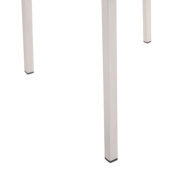 BELIANI - Lot de 4 chaises de jardin GROSSETO Polyrotin Noir - large