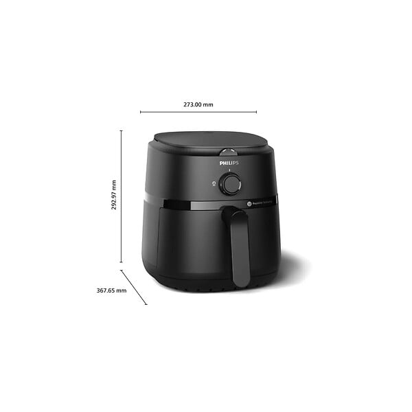 PHILIPS - Friteuse Sans Huile 4.2l 1500w Noir - NA120/00 - large