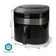 NEDIS - Friteuse à Air Chaud Smart Life - Wi-fi - Noir - KAAF180BKW - vignette
