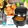 NEDIS - Friteuse à Air Chaud Smart Life - Wi-fi - Noir - KAAF180BKW - vignette