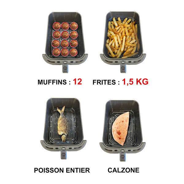 LITTLE BALANCE - Friteuse Sans Huile 1700w - 8866 - large