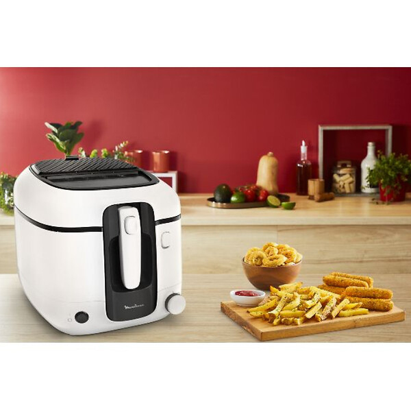 MOULINEX - Friteuse 2,2l 1800w Blanc - AM312010 - large