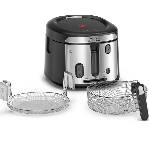 MOULINEX - Friteuse 2.1l 1900w Noir/gris - AF2588E0 - large