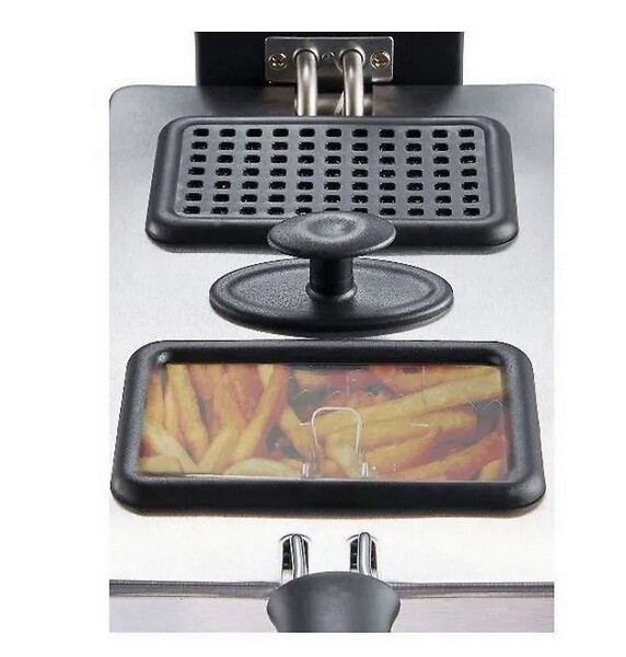 LITTLE BALANCE - Friteuse 3l 2000w Inox - 8521 - large