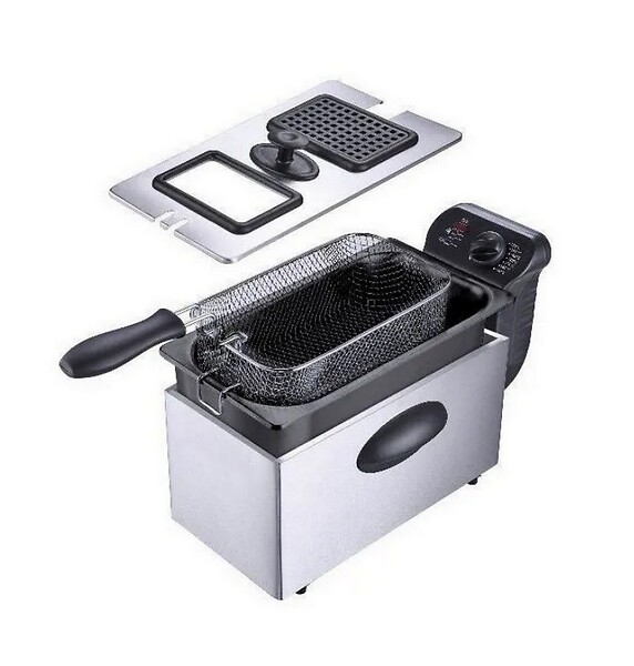 LITTLE BALANCE - Friteuse 3l 2000w Inox - 8521 - large