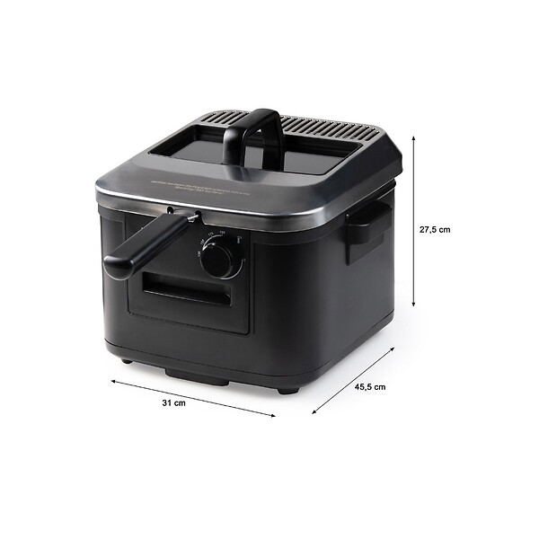 DOMO - Friteuse 4l 2000w Noir - DO545FR - large