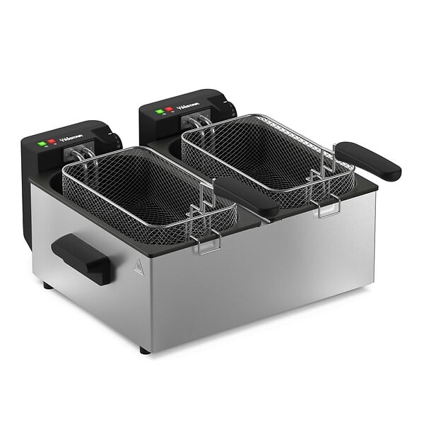 TRISTAR - Friteuse Inox 2x3l 3600w Argent - FR9342 - large
