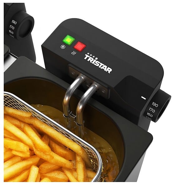 TRISTAR - Friteuse Inox 2x3l 3600w Argent - FR9342 - large