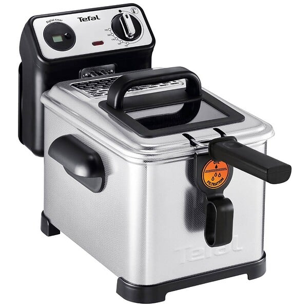 TEFAL - Friteuse Semi-pro 4l 3000w Inox/noir - FR519170 - large