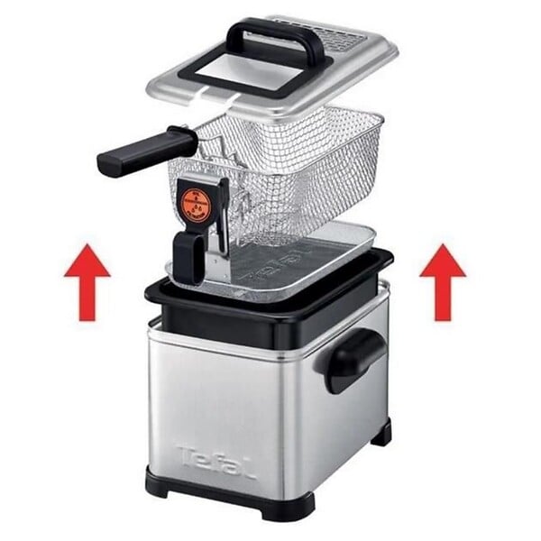 TEFAL - Friteuse Semi-pro 4l 3000w Inox/noir - FR519170 - large