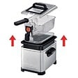 TEFAL - Friteuse Semi-pro 4l 3000w Inox/noir - FR519170 - vignette