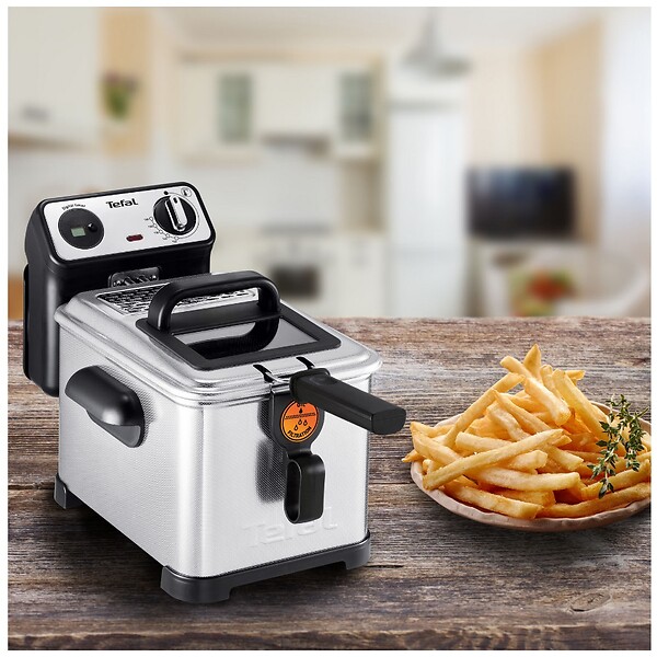 TEFAL - Friteuse Semi-pro 4l 3000w Inox/noir - FR519170 - large