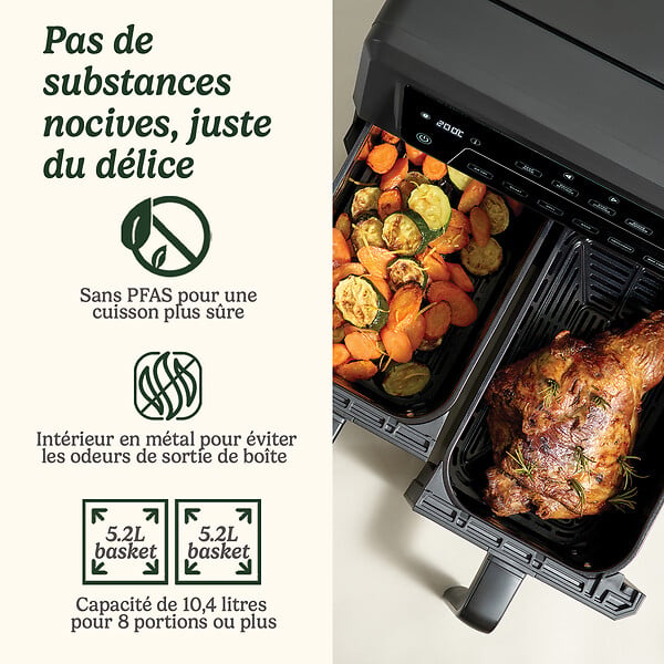 CUISINART - Friteuse Sans Huile 10,4l 2400w Noir - AFD10OBLE - large