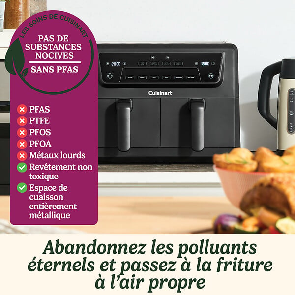 CUISINART - Friteuse Sans Huile 10,4l 2400w Noir - AFD10OBLE - large