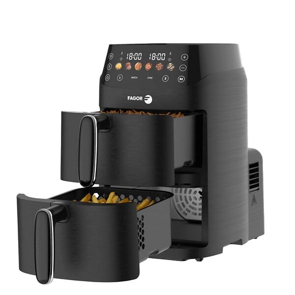 FAGOR - Friteuse Sans Huile 2x2.5l 2000w Noir - FG3301 - large
