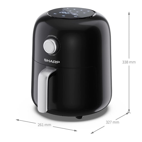SHARP - Friteuse Sans Huile 4l 1300w Noir - AF-GS404AE-B - large