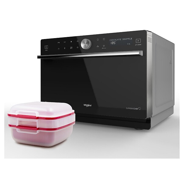 WHIRLPOOL - Micro-ondes Combiné 33l 1000w Noir - MWSC9133SB - large