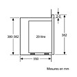 BOSCH - Micro-ondes Encastrable 20l 800w Inox - BFL523MS0 - vignette