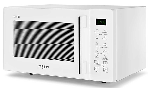 WHIRLPOOL - Micro-ondes 25l 900w Blanc - MWP251W - large
