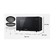 PANASONIC - Micro-ondes Grill 27l 1000w Noir - NN-CT56RBEPG - vignette