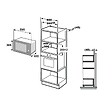 BEKO - Micro-onde Gril Encastrable 25l 900w Noir - BMGB25333X - vignette
