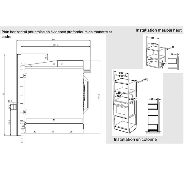 BEKO - Micro-ondes Encastrable 20l 800w Inox - BMOB20231X - large