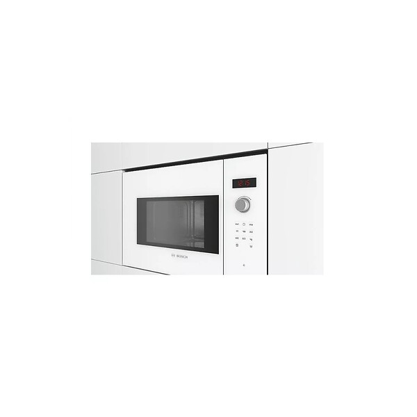 BOSCH - Micro-ondes Solo Encastrable 20l 800w Blanc - BFL523MW1F - large