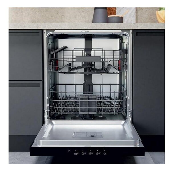 WHIRLPOOL - Lave-vaisselle 60cm 14 Couverts 46bd Intégrable Avec Bandeau Noir - W3PFD636B - large