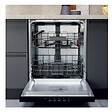 WHIRLPOOL - Lave-vaisselle 60cm 14 Couverts 46bd Intégrable Avec Bandeau Noir - W3PFD636B - vignette