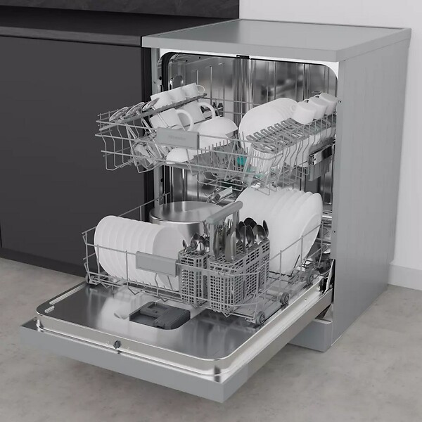 HISENSE - Lave-vaisselle 60cm 14 Couverts 45db Inox - HS642C90X - large