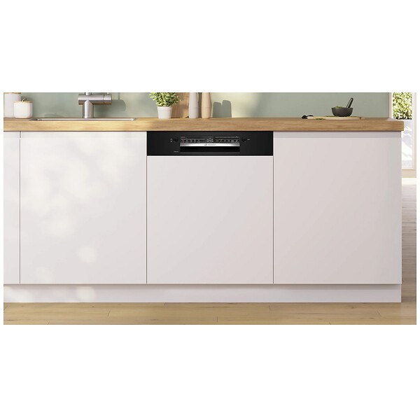 BOSCH - Lave-vaisselle 60cm 13 Couverts 46db Intégrable Avec Bandeau Noir - SMI2HTB06E - large