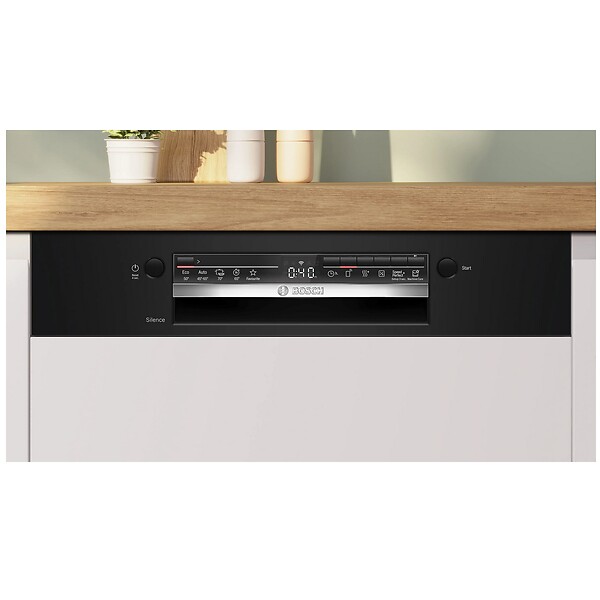 BOSCH - Lave-vaisselle 60cm 13 Couverts 46db Intégrable Avec Bandeau Noir - SMI2HTB06E - large