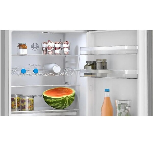 BOSCH - Réfrigérateur Combiné 60cm 321l Nofrost Inox - KGN362I1F - large