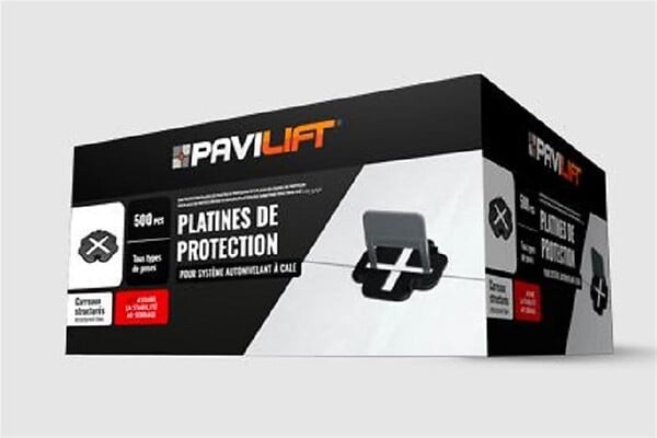 PAVILIFT - Platine de protection antiabrasion - Carton de 500 platines- réf : SACPLATC500 - PAVILIFT - large