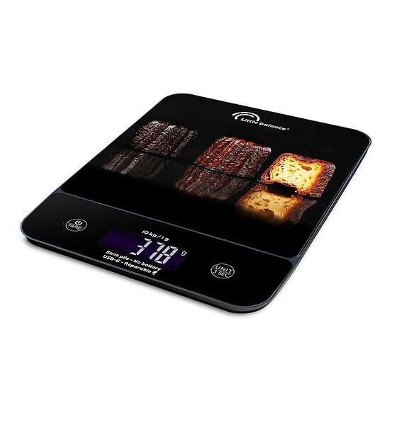 LITTLE BALANCE - Balance De Cuisine électronique 10kg - 1g Noir - 8845 - large