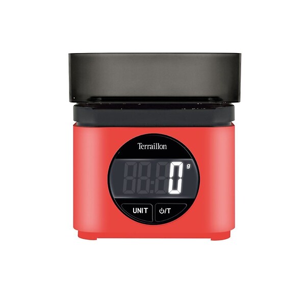 TERRAILLON - Balance De Cuisine électronique 5kg-1g Rouge - BA22MYTHIC70SROUGE - large
