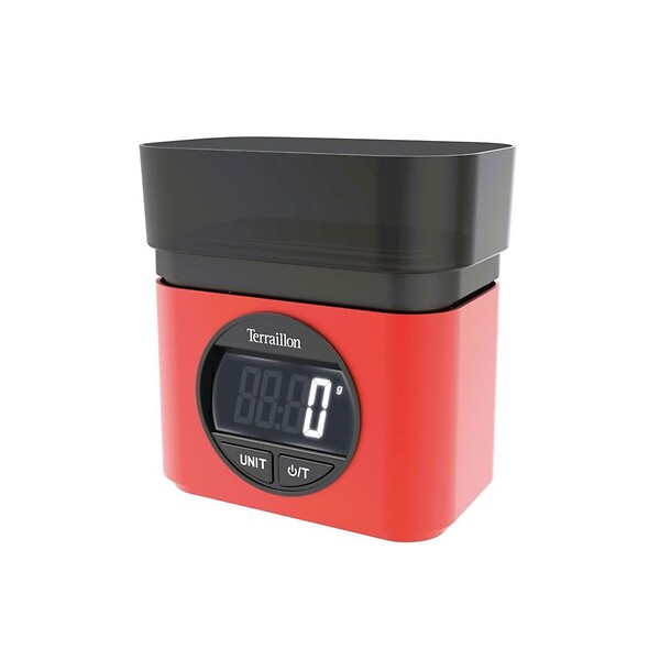 TERRAILLON - Balance De Cuisine électronique 5kg-1g Rouge - BA22MYTHIC70SROUGE - large